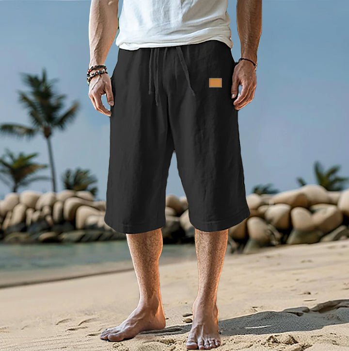 Casual pants for men with elastic waistband and practical side pockets Lune London