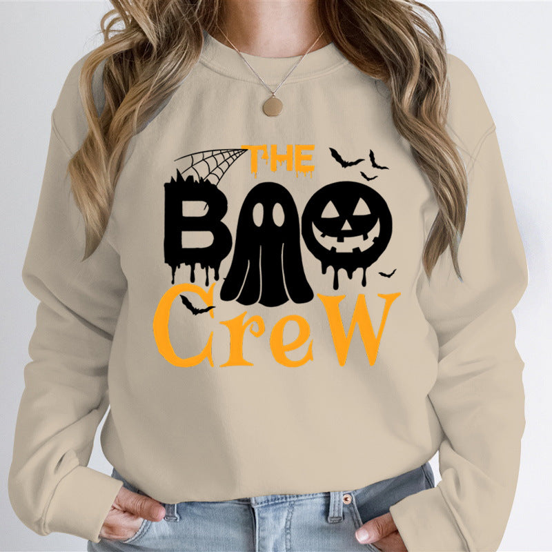 Sweatshirt pour femmes avec thème d'Halloween et impression graphique créative Chic & Stil