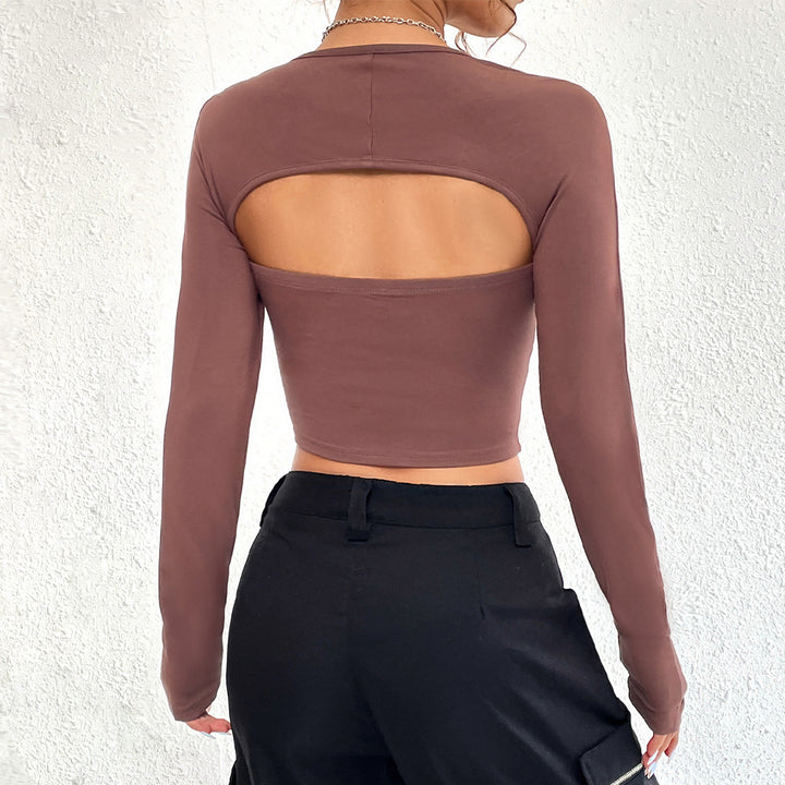Haut pour femmes avec encolure asymétrique et manches longues Chic & Stil