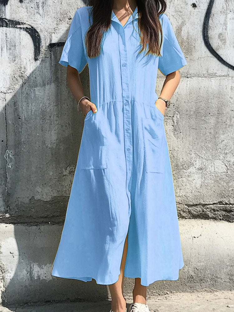 Lune London Button Midi Dress for Ladies