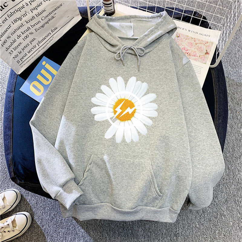Women's hoodie with floral design Chic & Stil