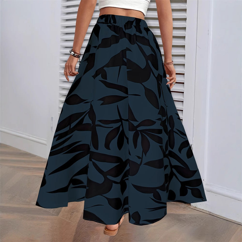 Women's Maxi Skirt with Floral Pattern Lune London