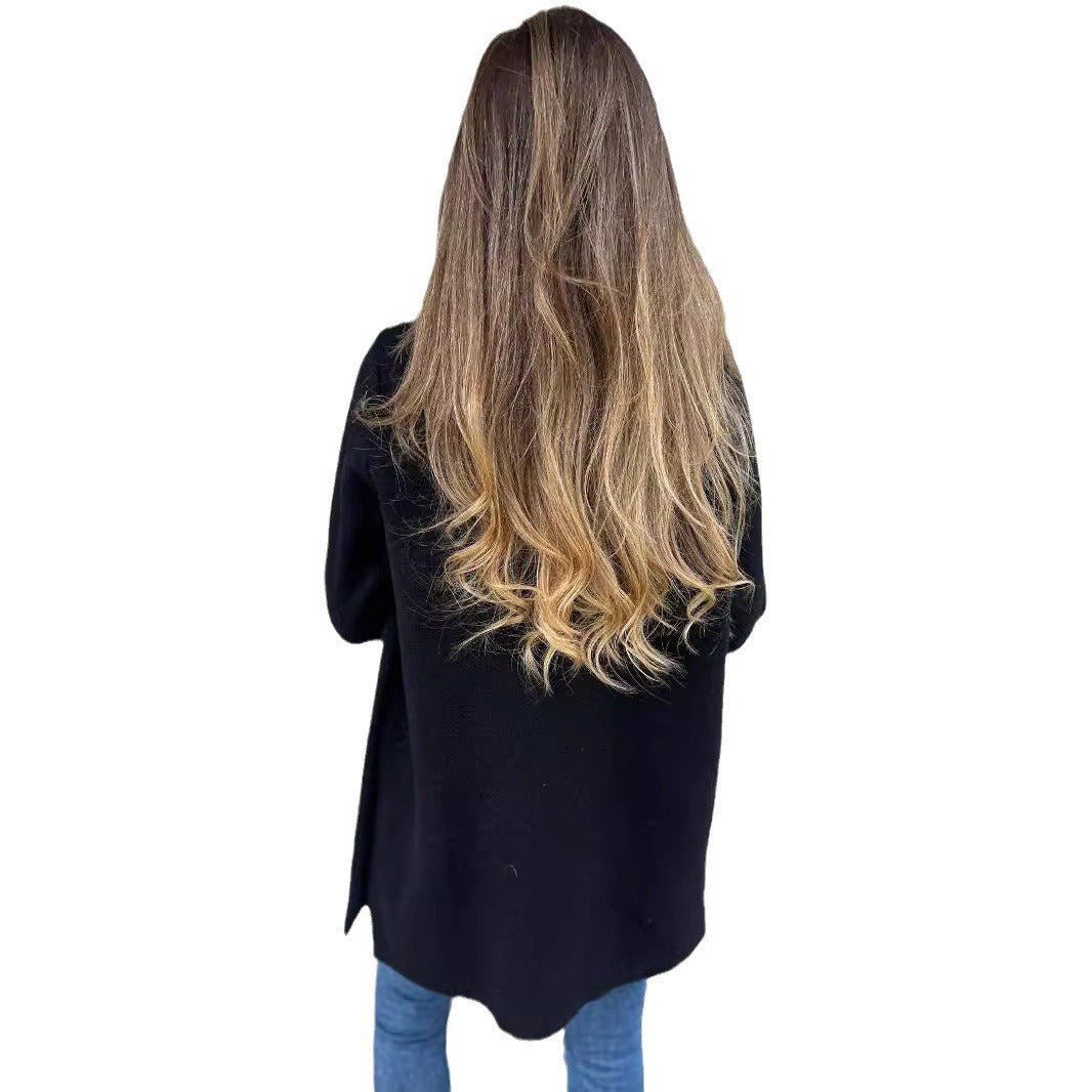 Veste bouclée élégante pour femmes avec double boutonnage Chic & Stil