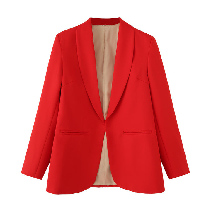 Ladies elegant blazer with unique cut and pockets Lune London