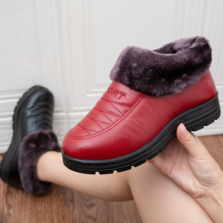 Dames pantoufles en polaire Lune London