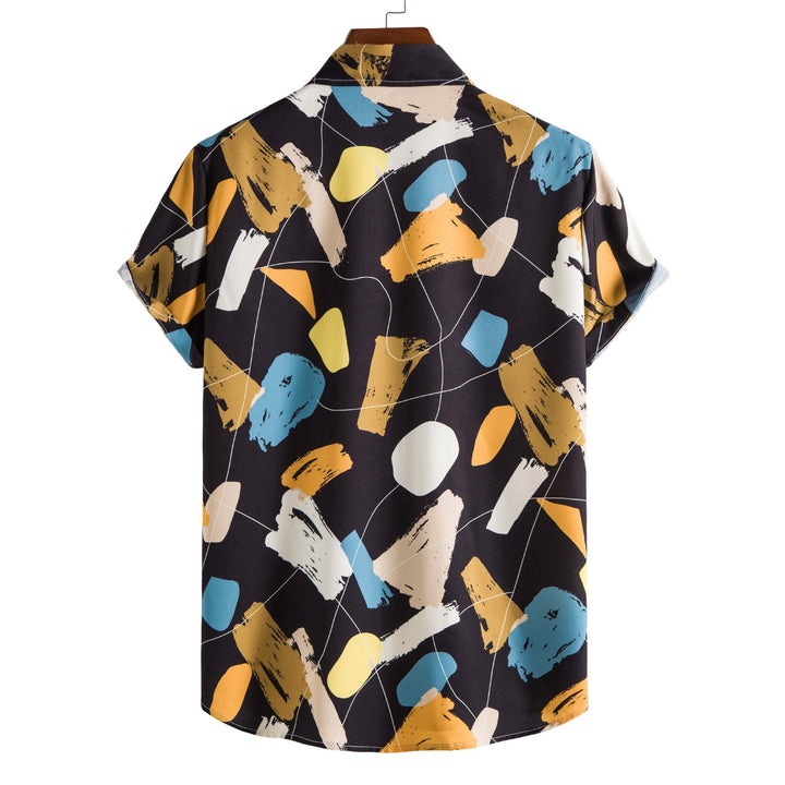 Short sleeve shirt for women with modern graphic print Chic and Style