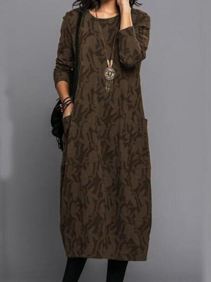 Casual long sleeve dress for women with practical pockets Lune London