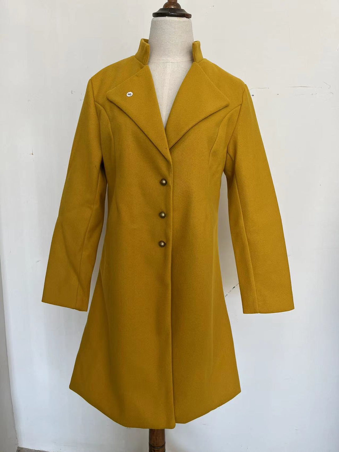 Women elegant asymmetrical transition coat Lune London