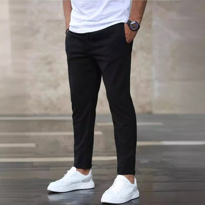 Casual chino pants for men with elastic waist Lune London