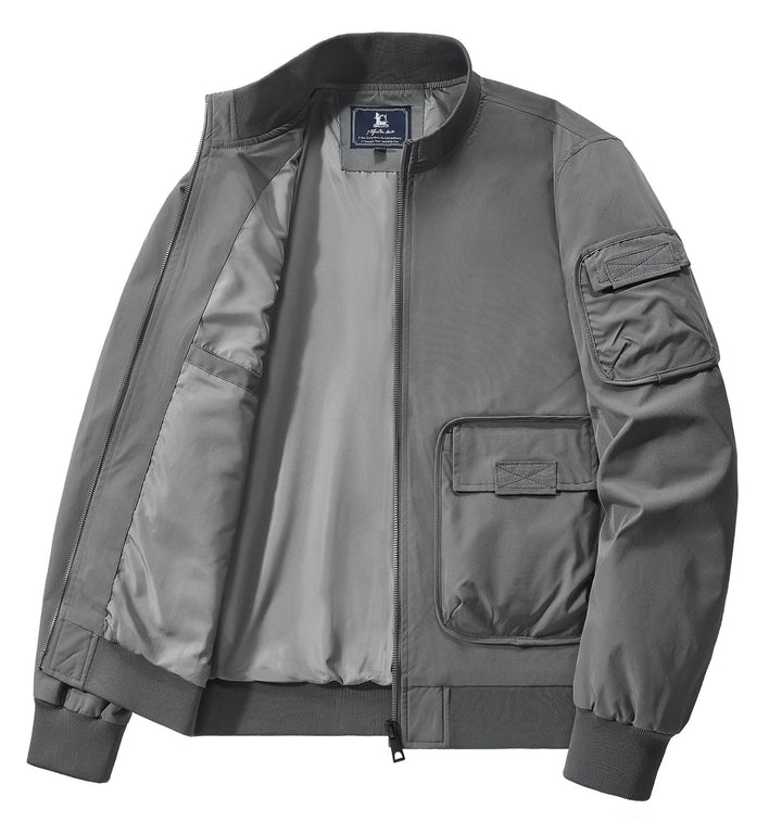 Trendy bomber jacket for men with functional pockets Lune London