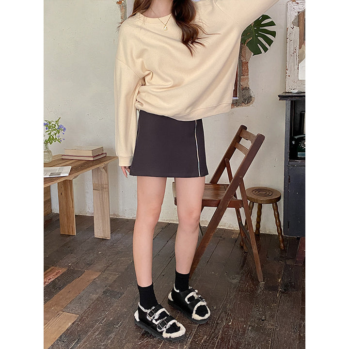 Ladies oversized sweatshirt with raglan sleeves Chic & Stil