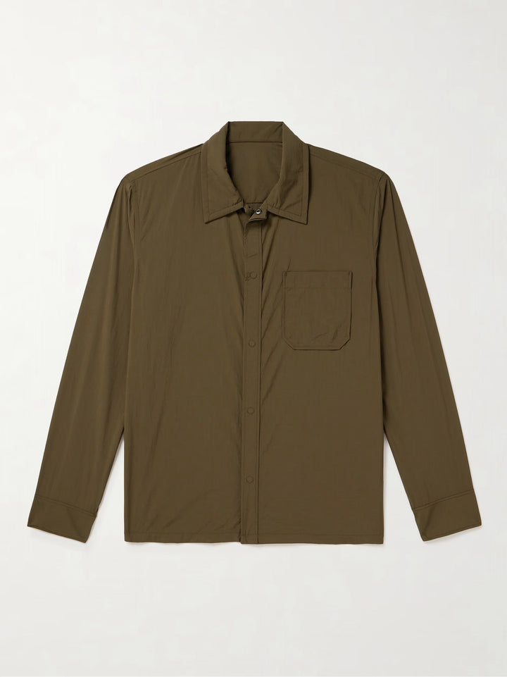 Casual long sleeve shirt jacket for men with a minimalistic design Lune London