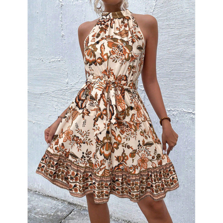 Lune London Women's Floral Sleeveless Mini Dress