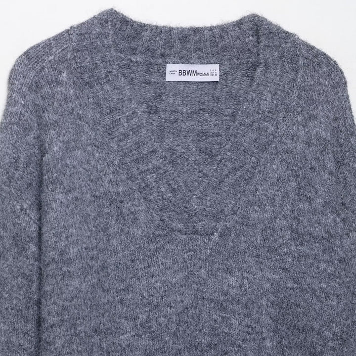 Pull femme à col en V Chic & Stil
