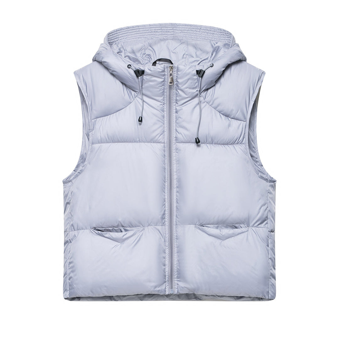 Women's vest with hood and padding Lune London