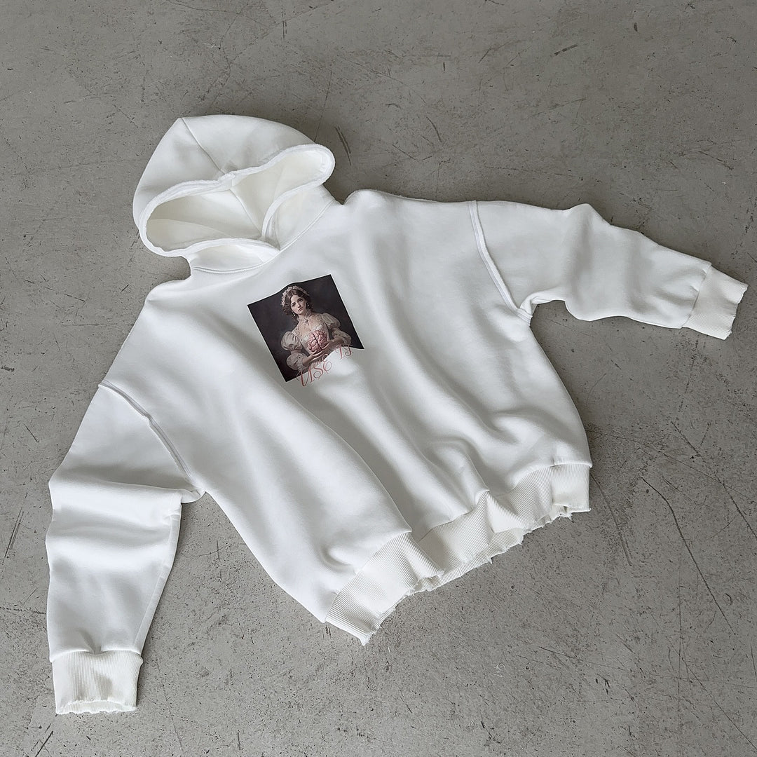 Women's hoodie with exclusive graphic design Lune London