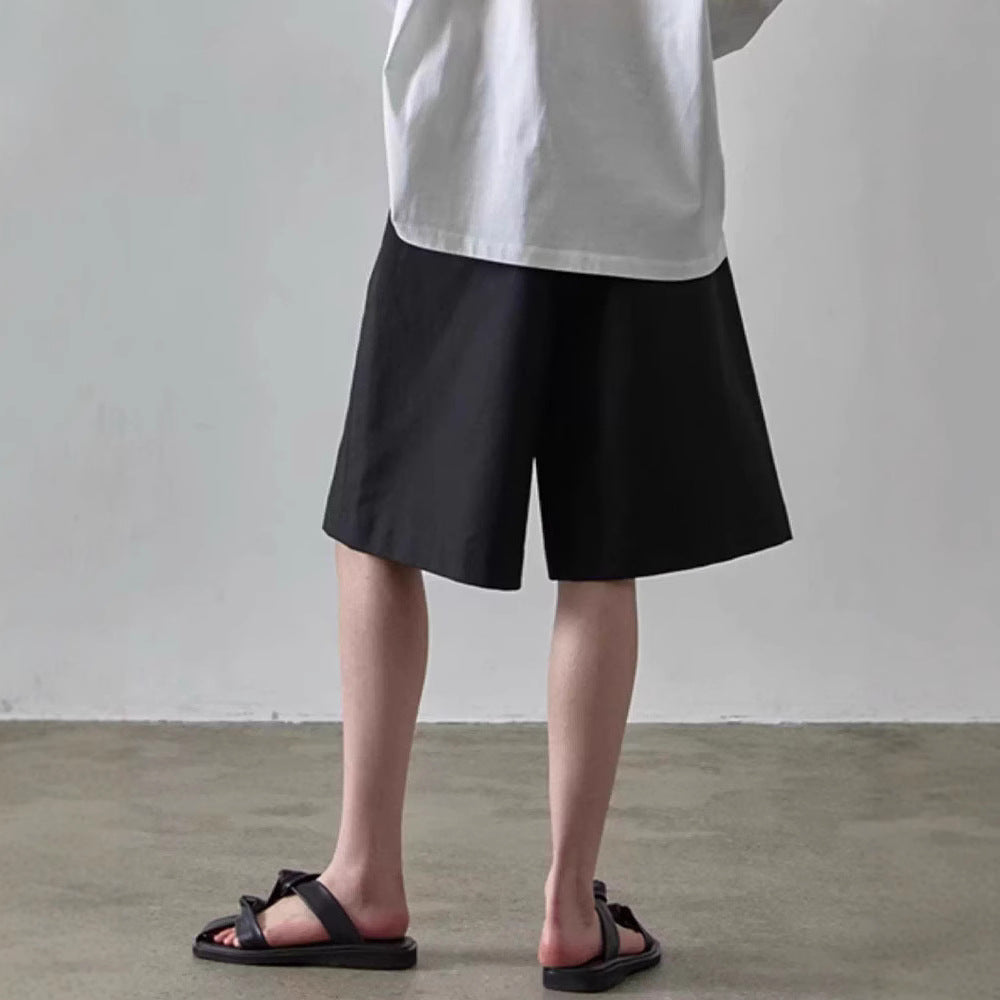 Shorts larges en tissu élégants et confortables pour femmes Chic & Stil