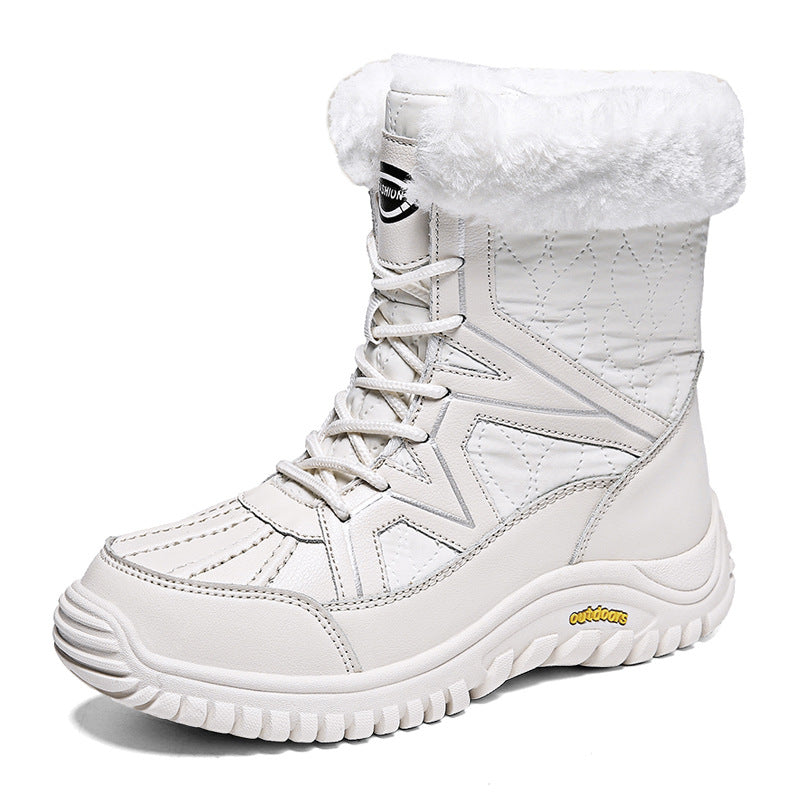 Women's waterproof winter boots with insulated lining and non-slip sole Lune London