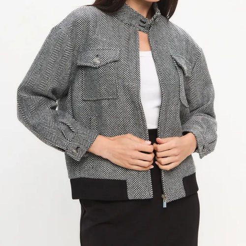 Ladies trendy quilted jacket with sporty cut Lune London