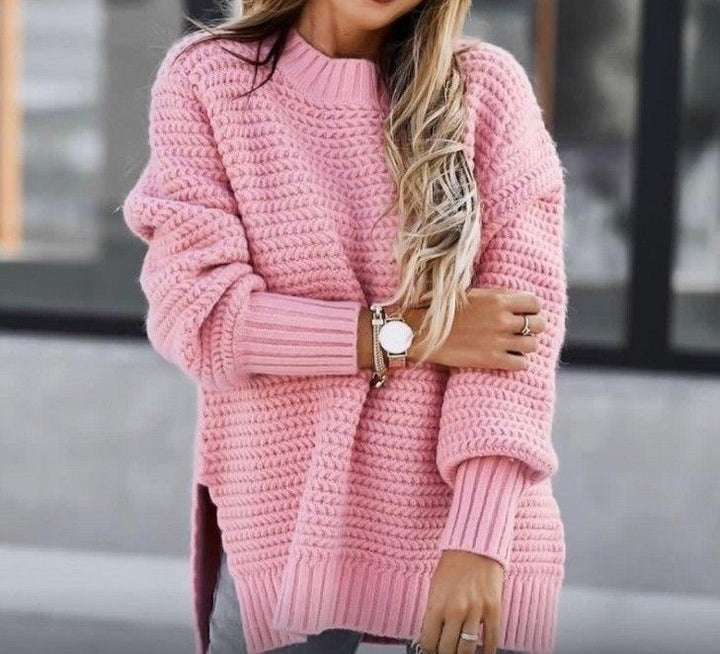 Pull en tricot pour femmes avec un design structuré à la mode Lune London