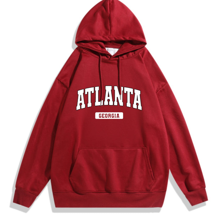 Women's hoodie with stylish Atlanta print Chic & Stil
