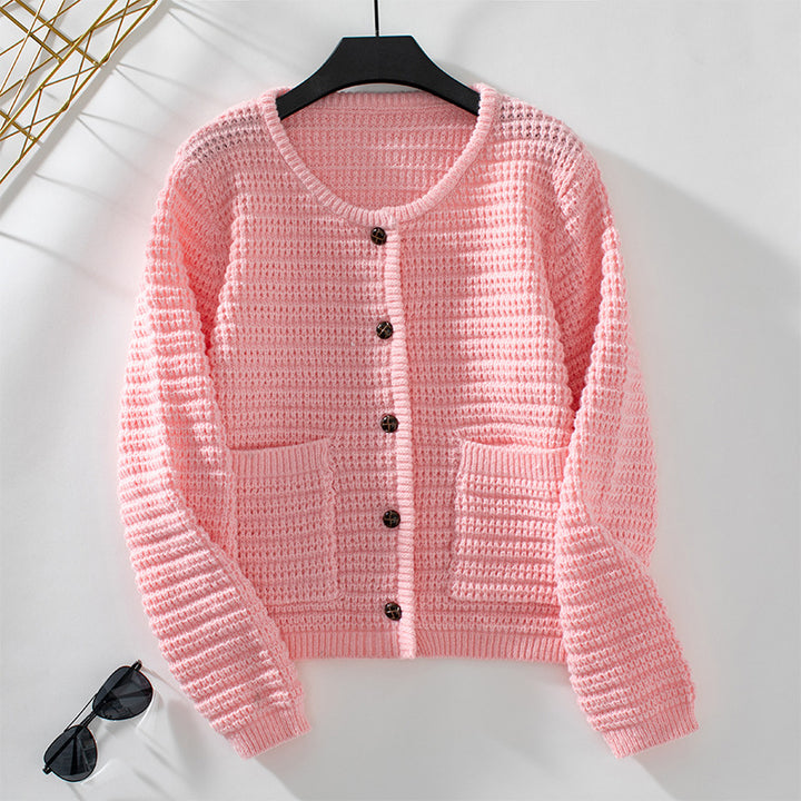Women’s knit jacket with pockets Lune London