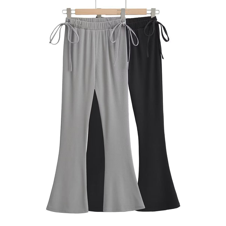 Lune London Women's Palazzo Pants with Stylish Cord