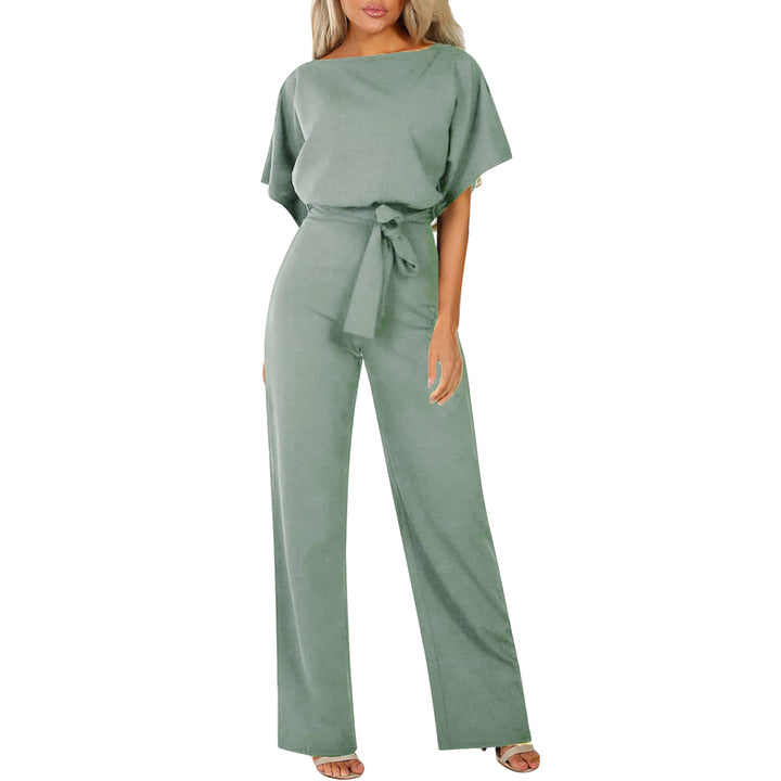 Elegant set for women consisting of a flowing blouse and flared pants Lune London