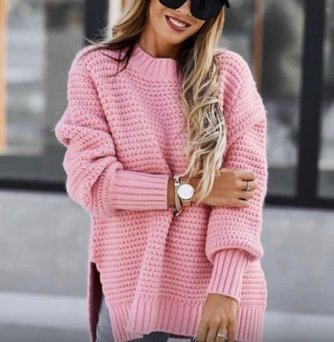 Ladies Sweater in patterned knit Lune London