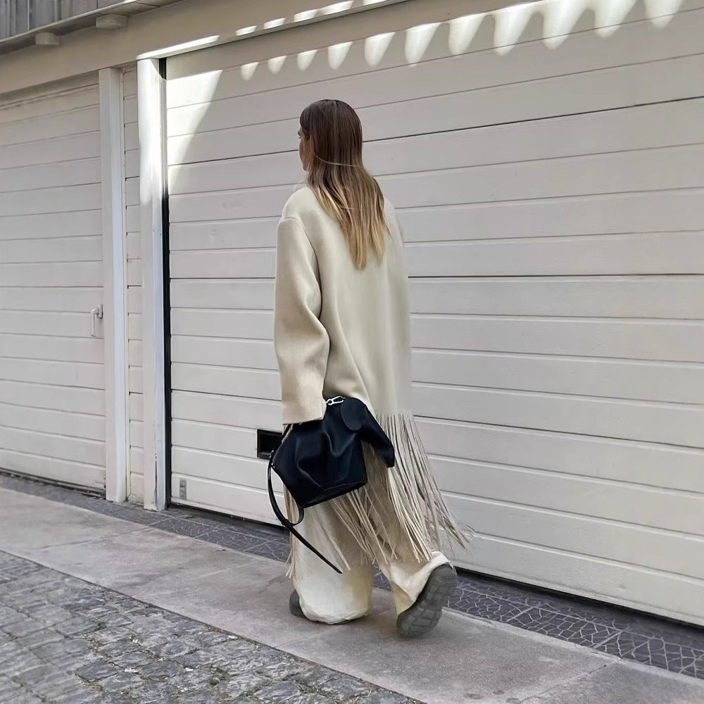 Fringe jacket for women with an elegant cut and a modern design Lune London