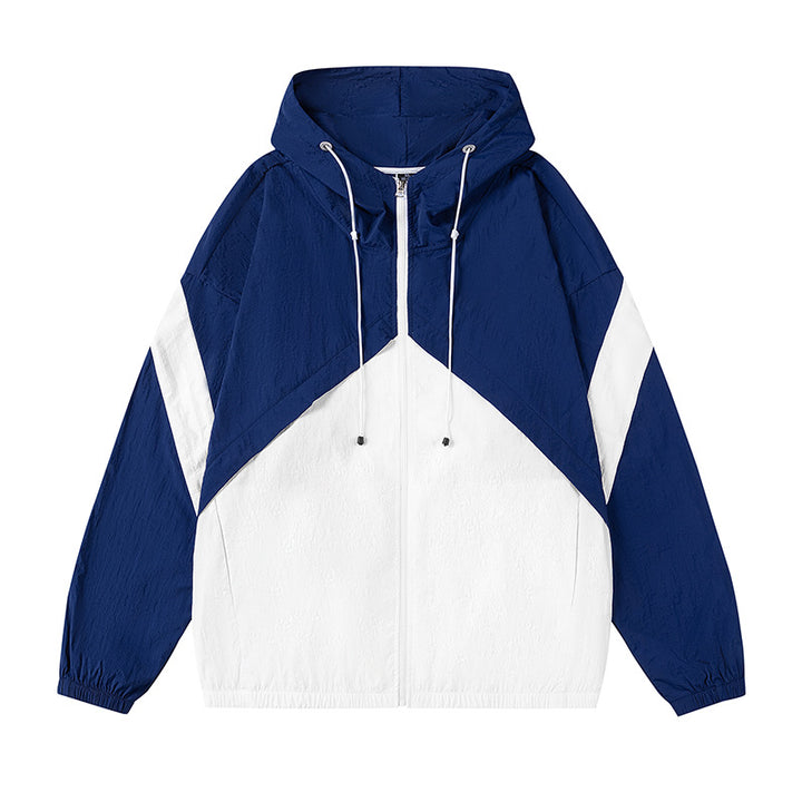 Men's sports jacket with adjustable hood system and reflective details Lune London