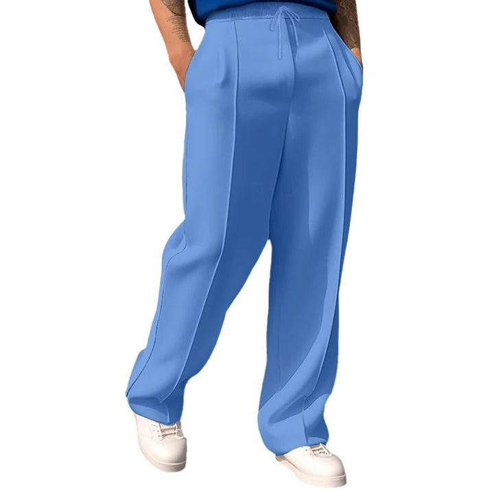 Breathable leisure pants for men with elastic waistband and side pockets Lune London