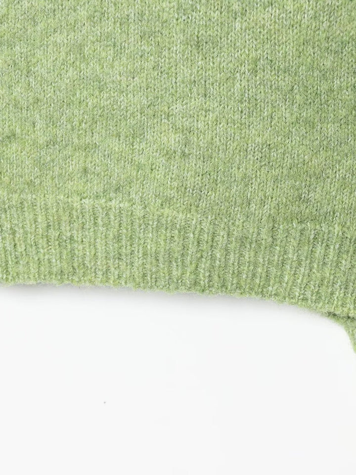 Lightweight knitted jacket for women with button neckline and relaxed fit Lune London
