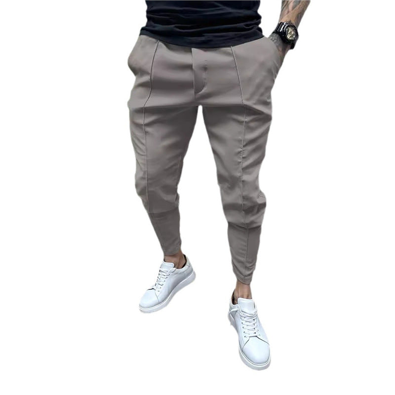 Men's slim fit jogger pants with practical pockets Lune London