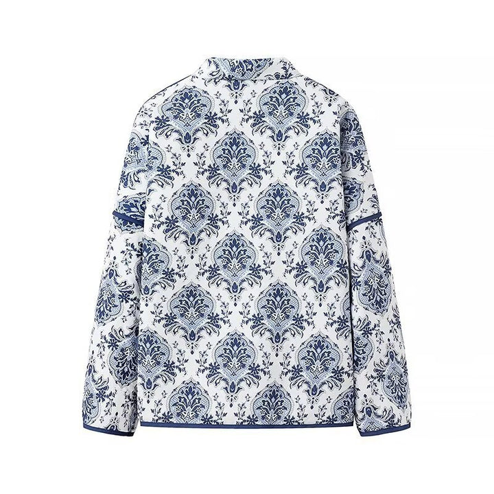 Robe de chambre élégante pour femmes avec motif floral et taille Chic & Stil