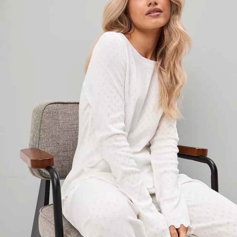 Ladies soft fabric lounge outfit Lune London