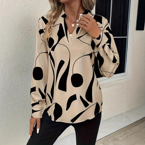 Haute couture blouse for women with modern pattern Lune London