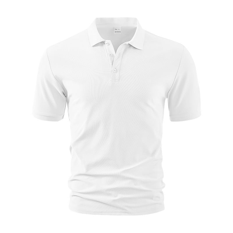 Men's polo in functional breathable material with a modern cut Lune London