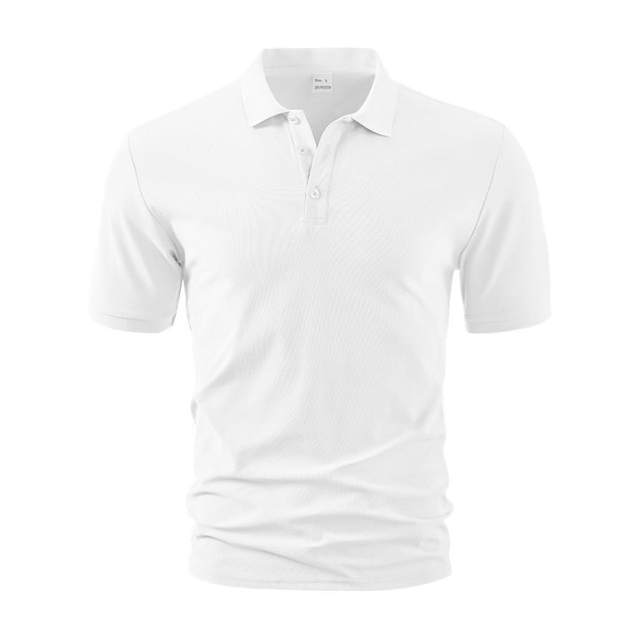 Men's polo in functional breathable material with a modern cut Lune London