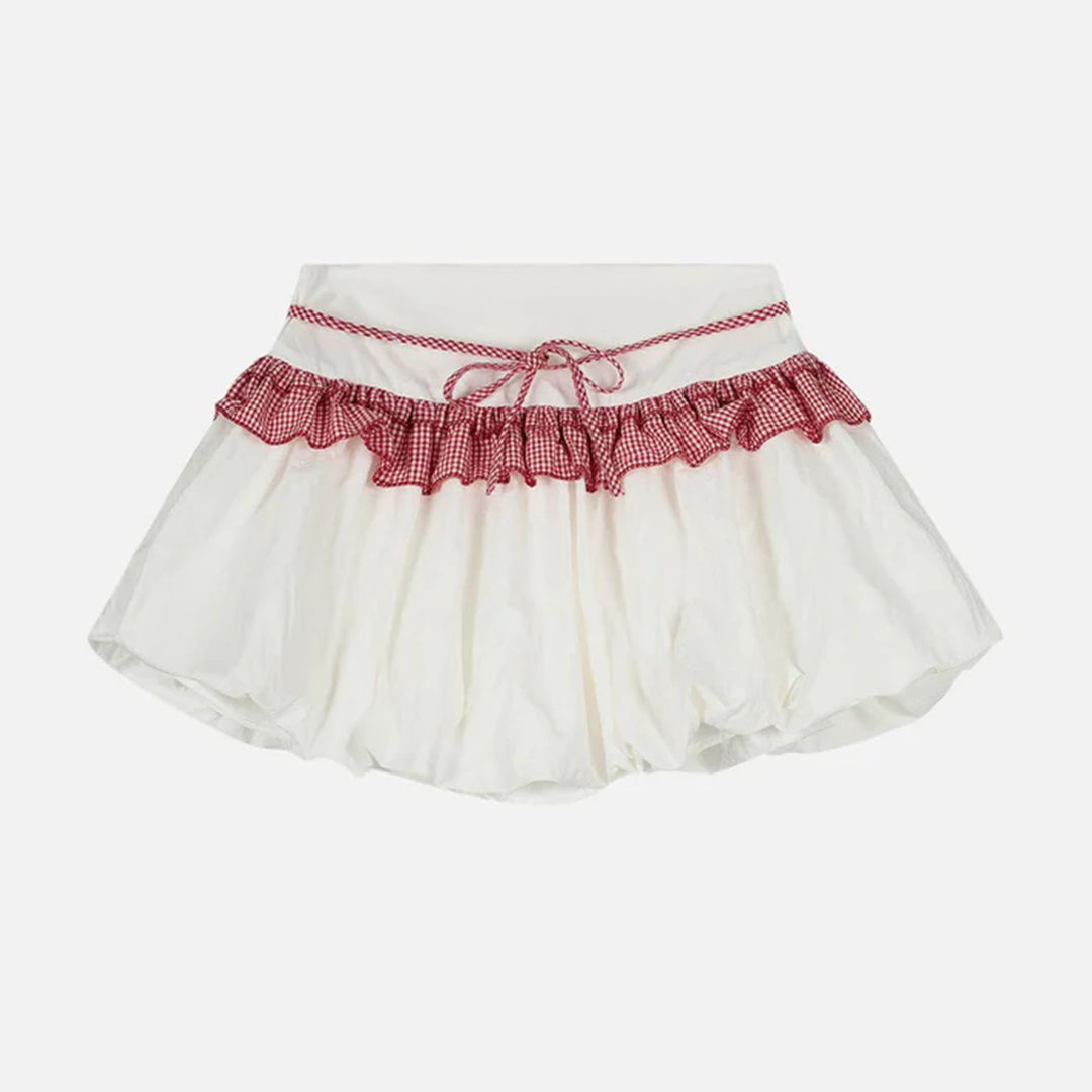 High-waisted ruffle skirt for women with playful details Lune London