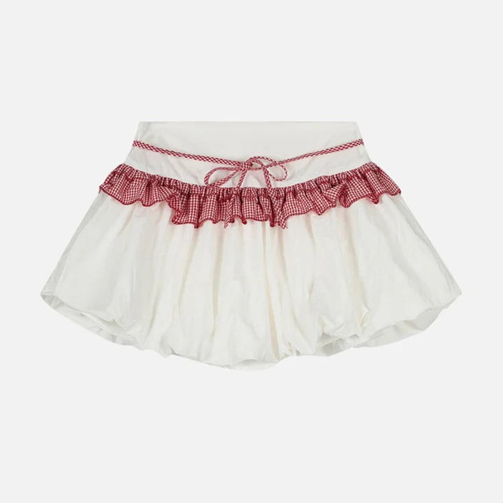High-waisted ruffle skirt for women with playful details Lune London