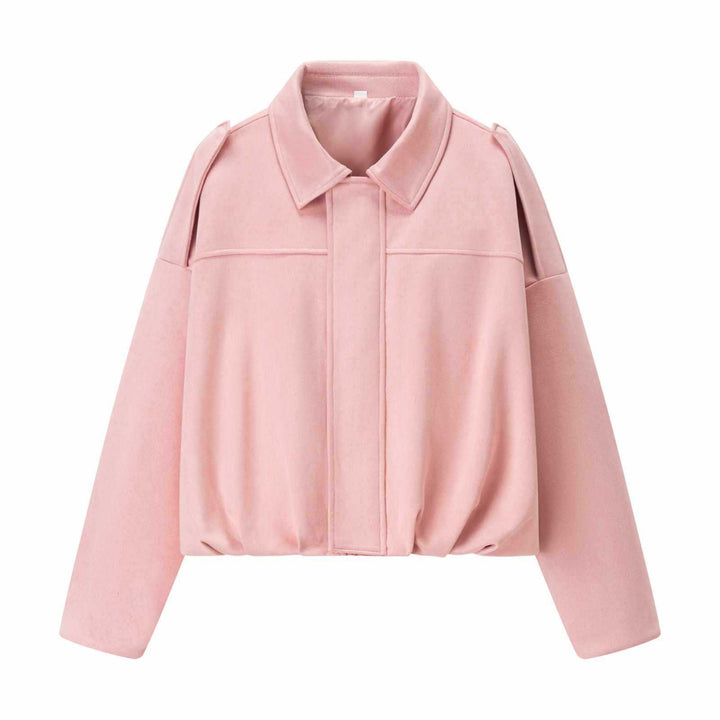Women's transitional jacket with voluminous sleeves and elegant hood Lune London