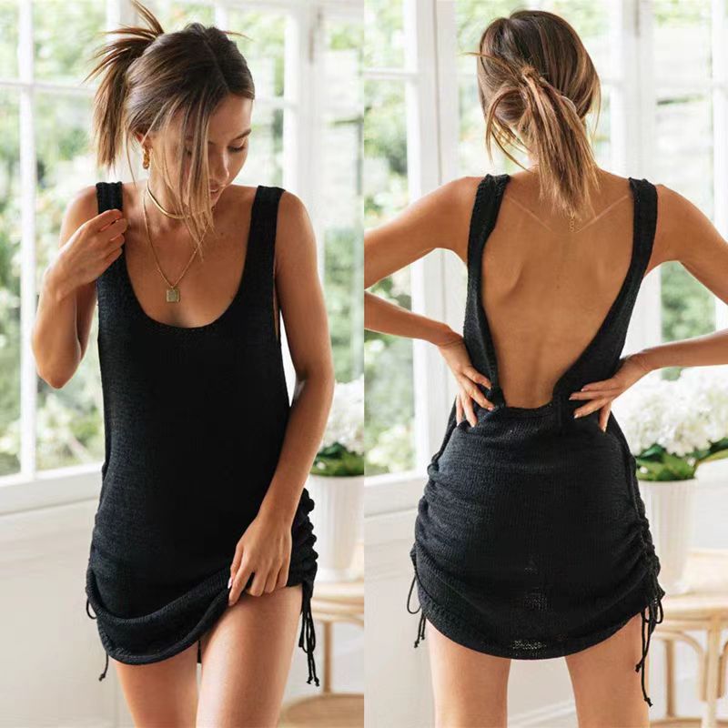 Chic and Stylish Backless Mini Dress for Women