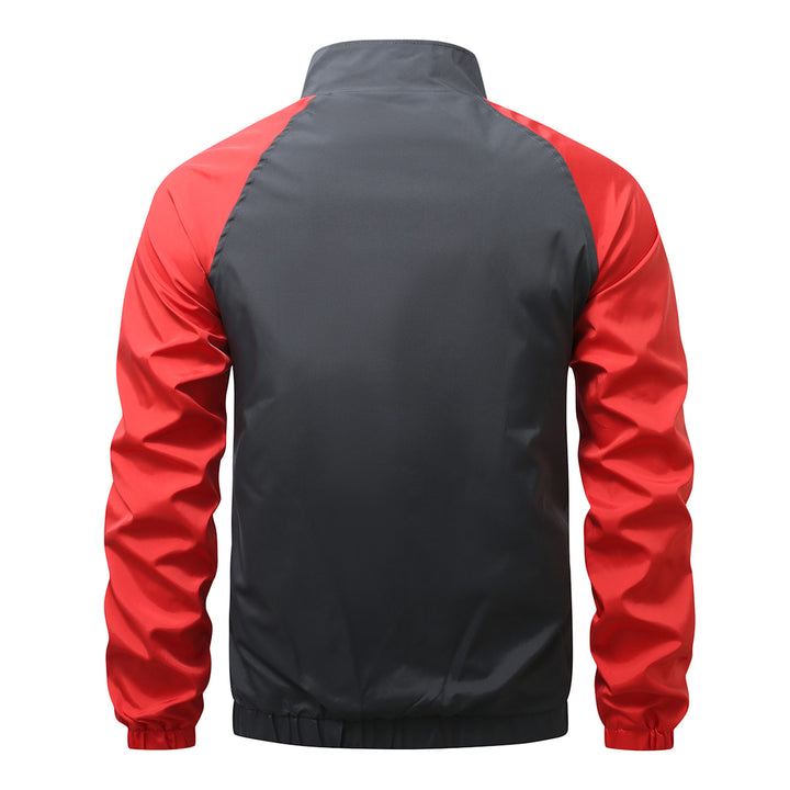Lightweight functional jacket for men with protective high collar Lune London