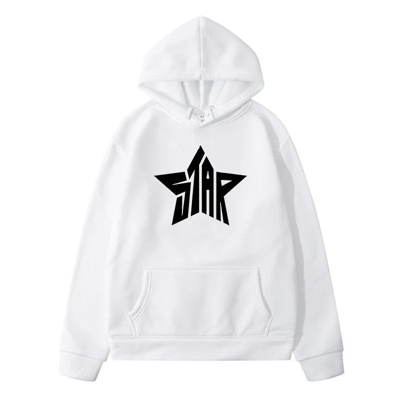 Women's hoodie with stylish star motif Chic & Stil