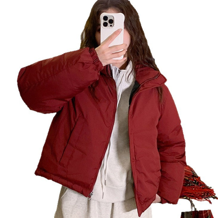 Ladies short quilted leisure jacket with side zippered pockets Lune London