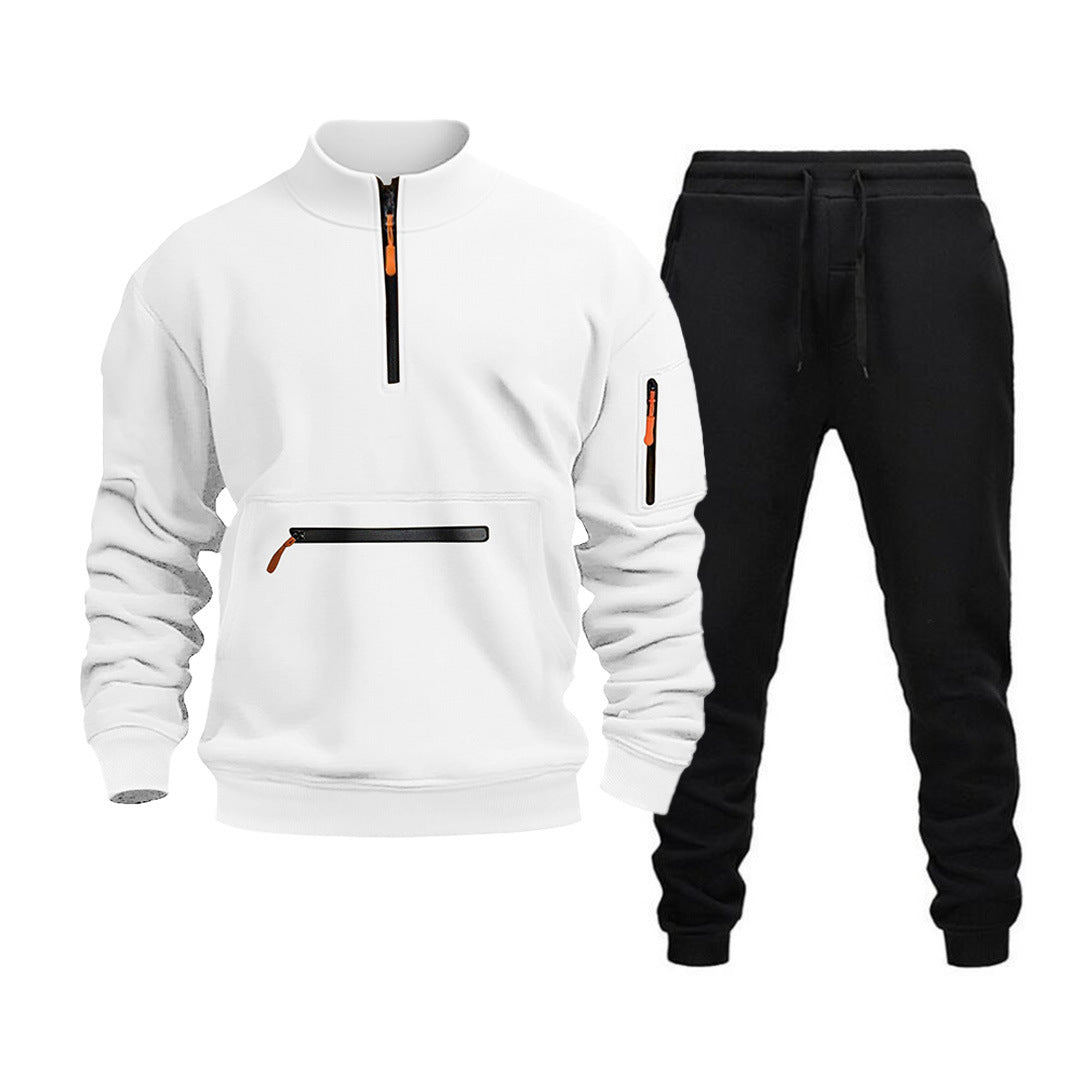 Men's sporty leisure set with practical zippered pockets and modern cut Lune London