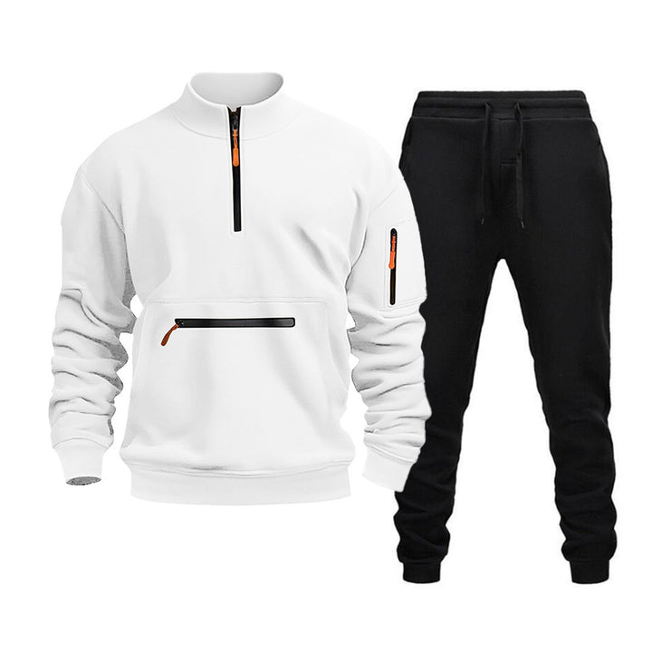Men's sporty leisure set with practical zippered pockets and modern cut Lune London