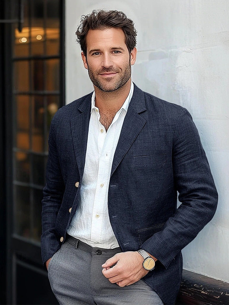 Lune London | Men's Casual Linen Blazer