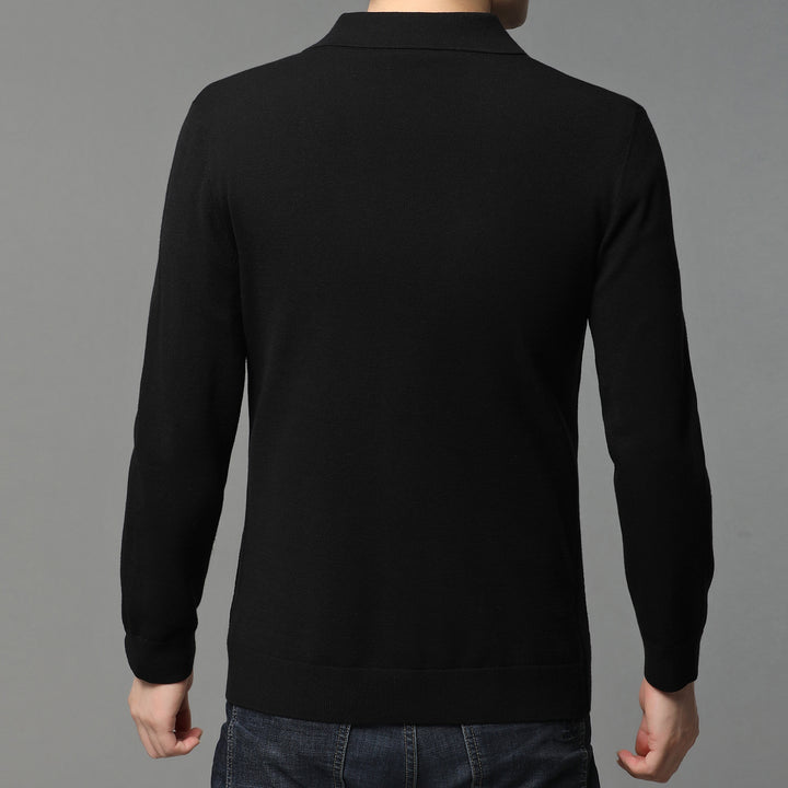 Fashionable knitted men's jacket with elegant buttons and practical pockets Lune London